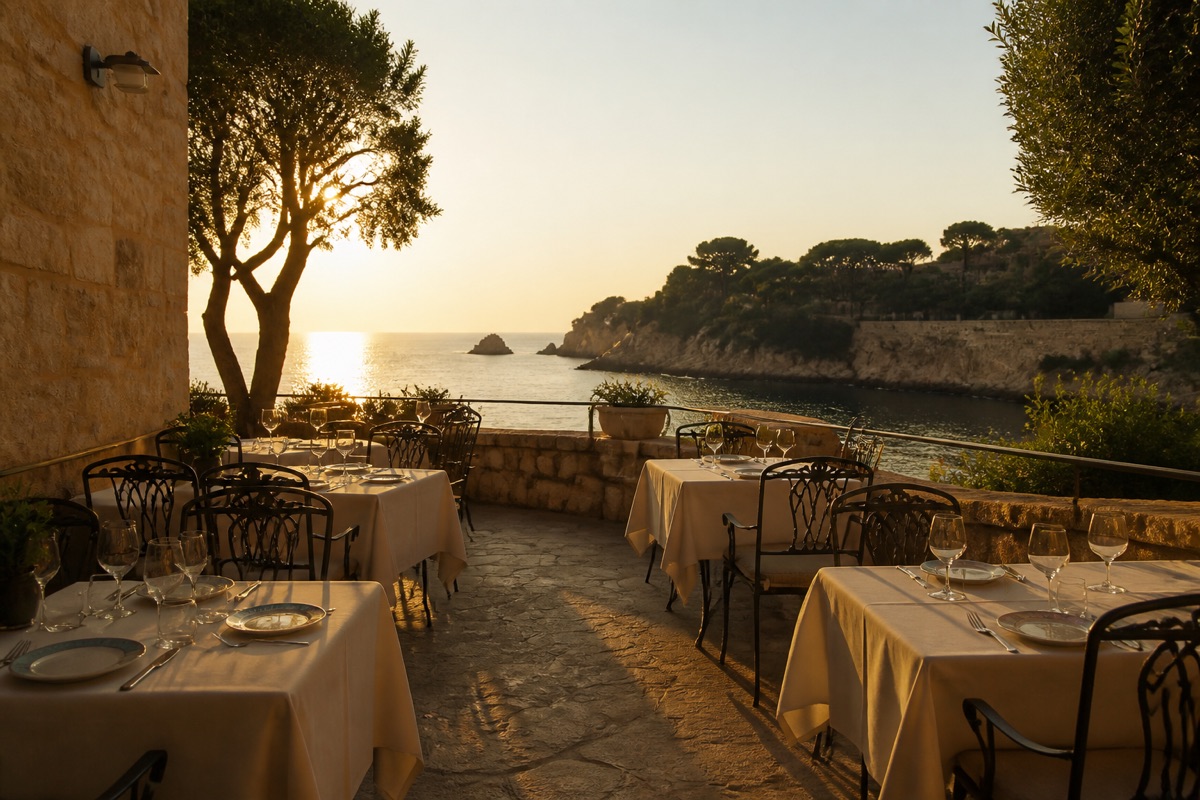 Restaurant terrace